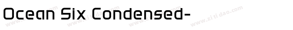 Ocean Six Condensed字体转换